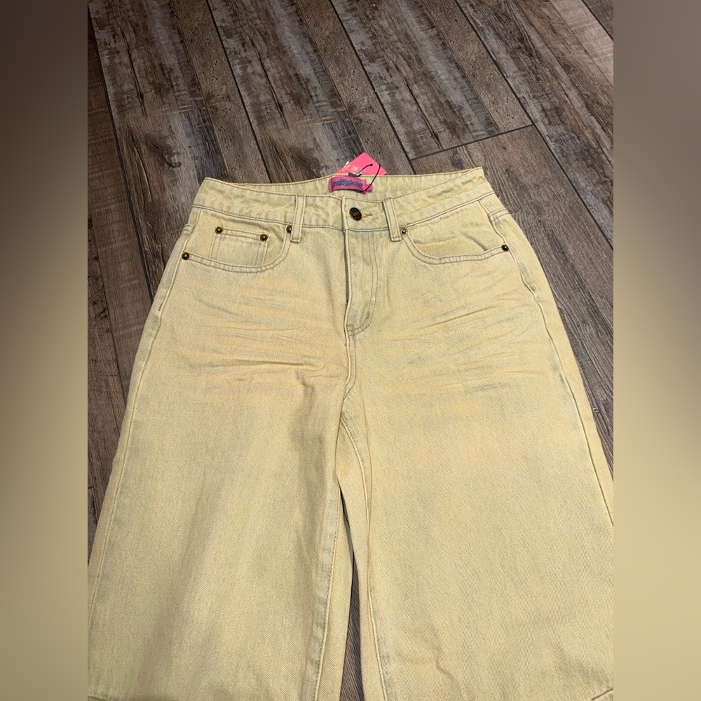 Edikted Tan Jeans Small NWT - Picture 4 of 8